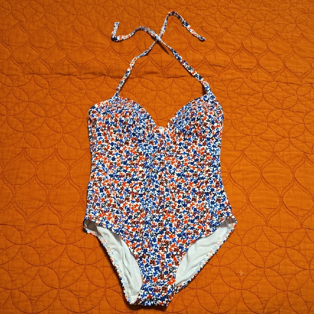 Swim Halter One-Piece Swimsuit